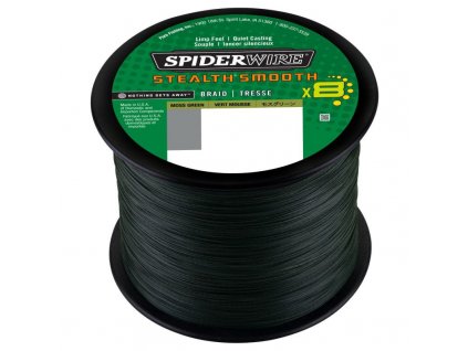 SpiderWire Pletená Šňůra Stealth Smooth8 Moss Green 1m