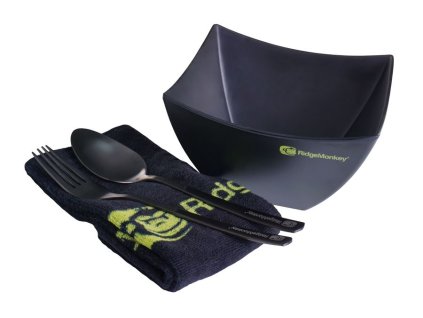 RidgeMonkey Jídelní Sada SQ DLX Bowl Set