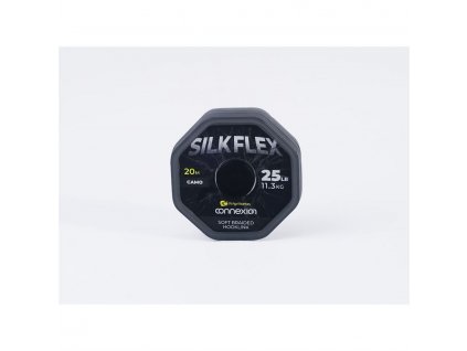 RidgeMonkey: Šňůrka Connexion SilkFlex Soft Braid 25lb 20m