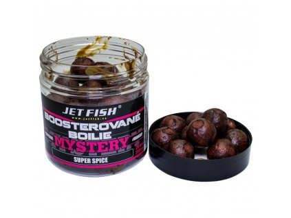 Jet Fish Boosterované Boilie Mystery Super Spice 250ml