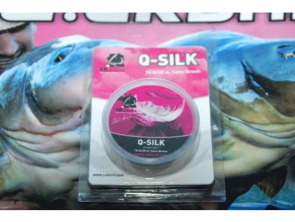 LK Baits Šňůrka Q – Silk 15lb 20m Camo Brown