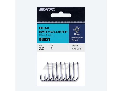 BKK Háčky Beak Baitholder-R (Počet kusů 10ks, Velikost háčku #8)