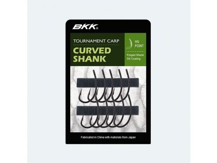 BKK Háčky Curved Shank 10ks (Počet kusů 10ks, Velikost háčku #8)