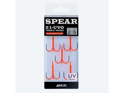BKK Trojháčky Spear-21 UVO (Počet kusů 7ks, Velikost háčku #8)