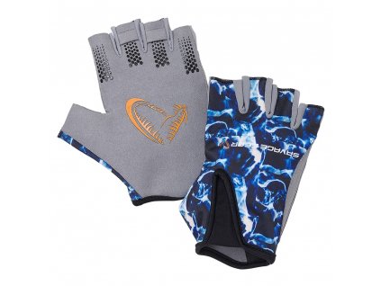 savage gear rukavice marine half glove sea blue.Png