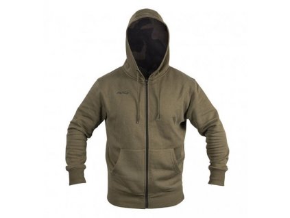 avid carp mikina distortion zip hoodie