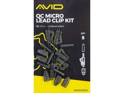 avid carp zaveska qc micro lead clip kit