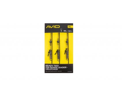 Avid Carp Helikoptérová Montáž Ready Tied Pin Down Leader
