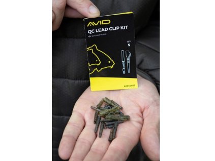 avid carp zavska qc lead clip kit 5 ks