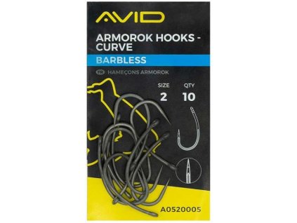 Avid Carp Háčky Armorok Hooks Curve Barbless