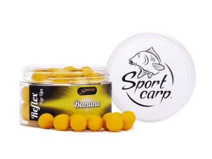 Sportcarp Plovoucí Boilies Reflex PoP-Up Banana (Průměr 11mm, Příchuť Banana)