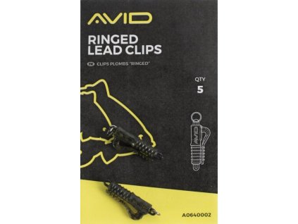 avid carp zaveska outliner ringed lead clips