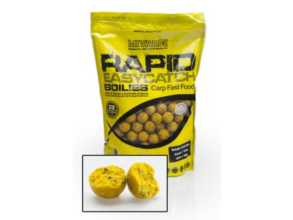 Mivardi Boilies Rapid Easy Catch - Ananas +N.BA.