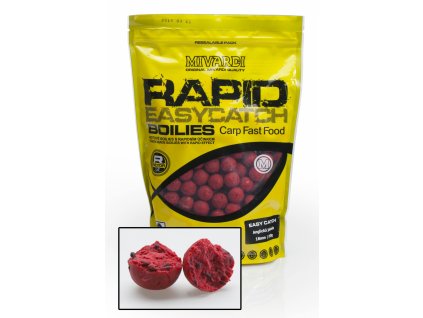 Mivardi Boilies Rapid Easy Catch - Anglická Jahoda