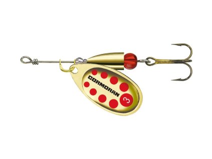 Cormoran Třpytka Bullet Gold m. Rot. Pkt. Gr.4