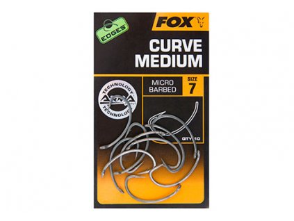 Fox Háčky EDGES Curve Shank Medium 10ks