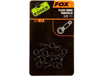 Fox Obratlíky s Kroužkem Edges Flexi Ring Swivel