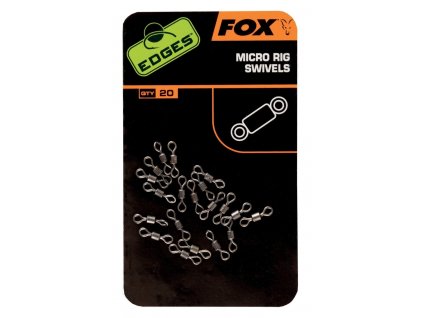 Fox Malé obratlíky Edges Micro Rig Swivels 20ks