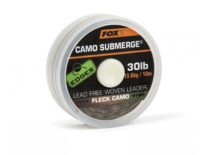 Fox Šňůra Edges Submerge Camo Leader Fleck Camo 10m