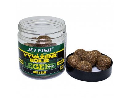 Jet Fish Vyvážené Boilie Legend Range Rak & GLM 250ml