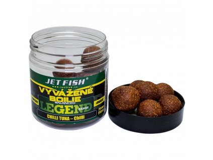 Jet Fish Vyvážené Boilie Legend Range Chilli Tuna 250ml