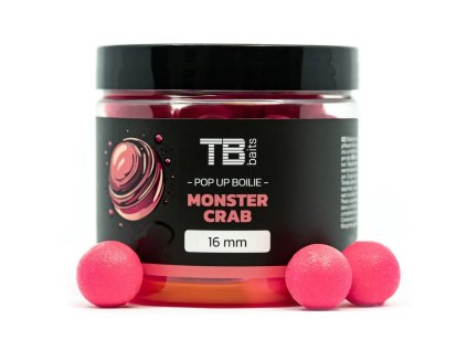 tb baits plovouci boilie pop up pink monster crab nhdc 65 g 16 mm p931