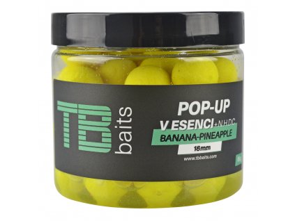 TB Baits Plovoucí Boilie Pop-Up Yellow Banana Pineapple + NHDC 65g