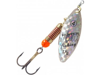 Hester Fishing Třpytka Willow Silver Holo Scales