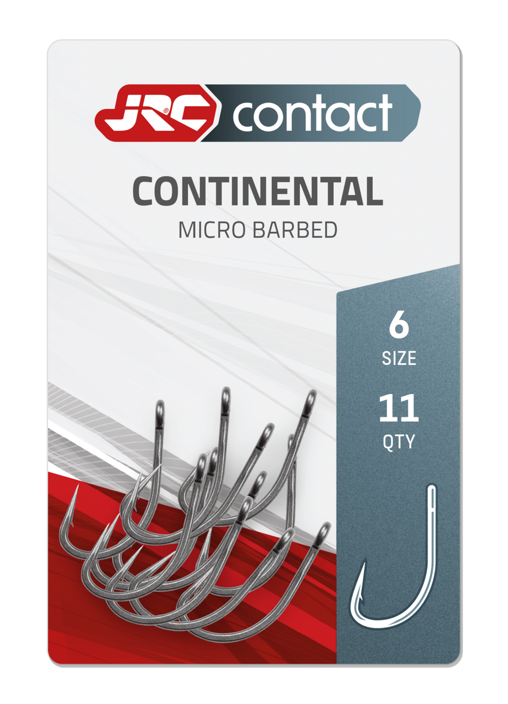 JRC Háčky Continental Carp Hooks 11 ks Počet kusů: 11ks, Velikost háčku: #8 (obrázek 4)