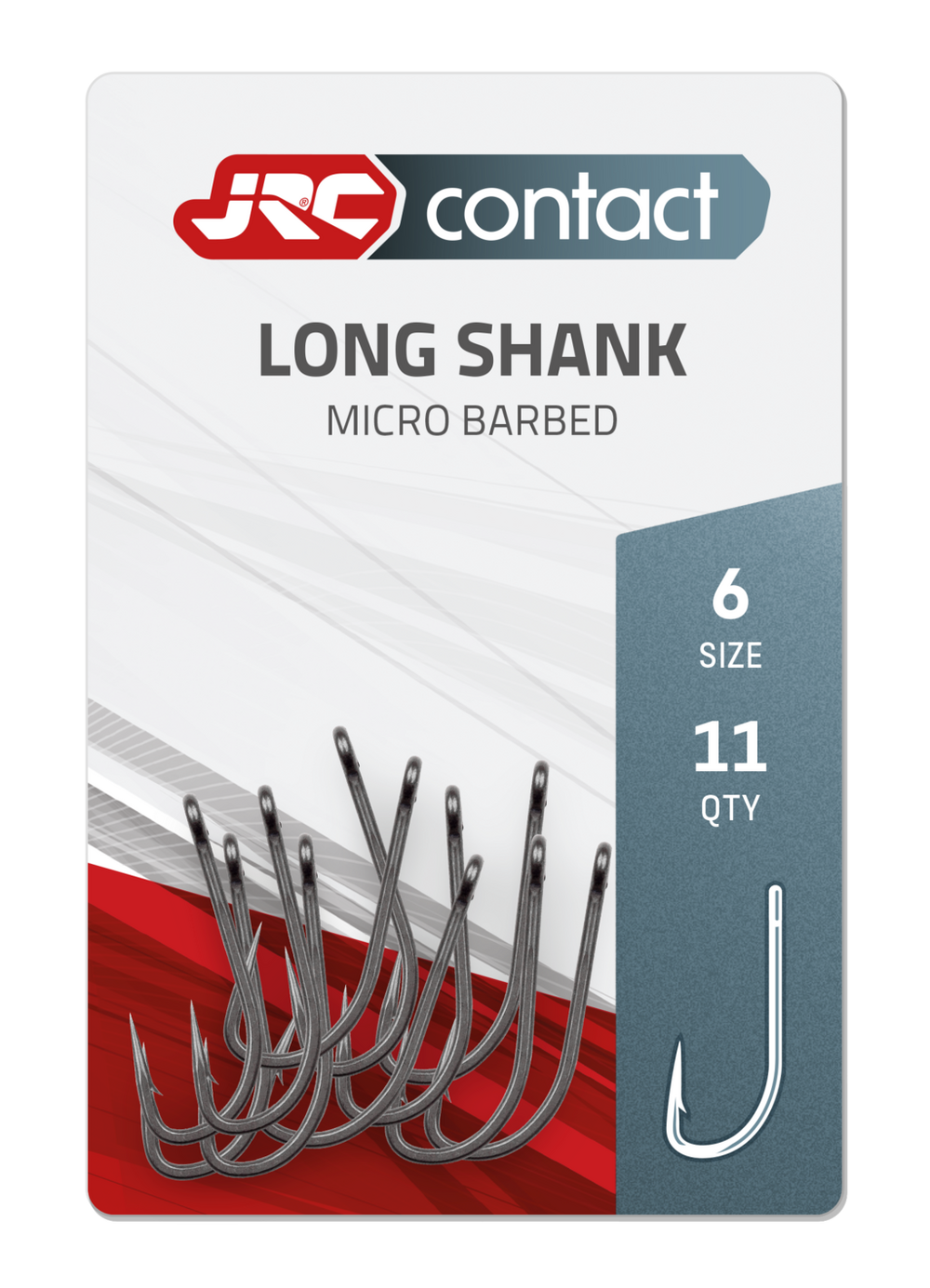 JRC Háčky Longshank Carp Hooks 11ks Počet kusů: 11ks, Velikost háčku: #6
