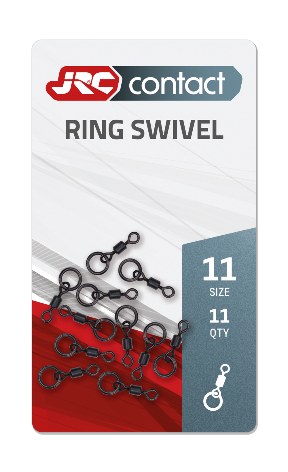 JRC Obratlík Ring Swivel 11ks Počet kusů: 11ks, Velikost: 11