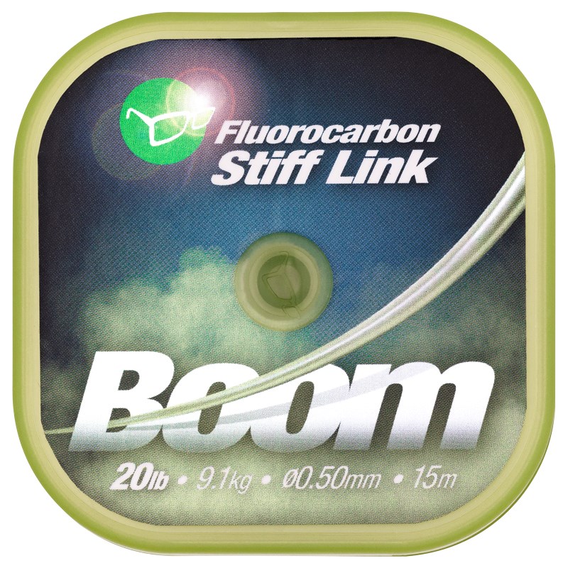 Korda Fluorocarbon Stiff Link Boom 15m Nosnost: 11,3kg, Průměr: 0,55mm
