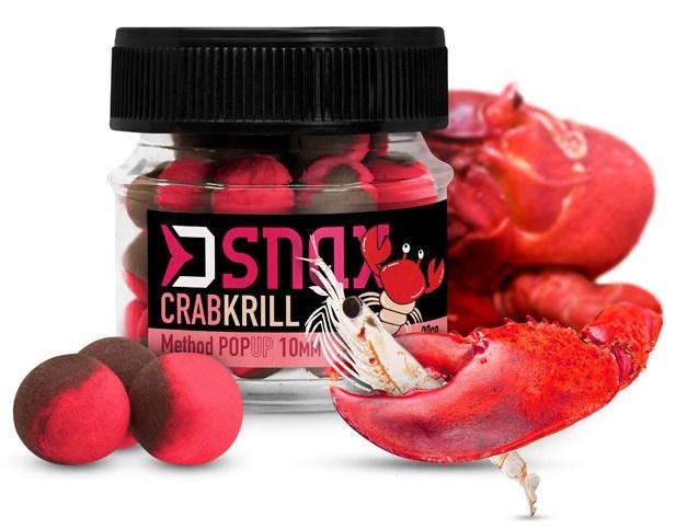 Delphin Pop Up Nástraha D Snax Pop Krab Krill 20g Hmotnost: 20g, Průměr: 10mm