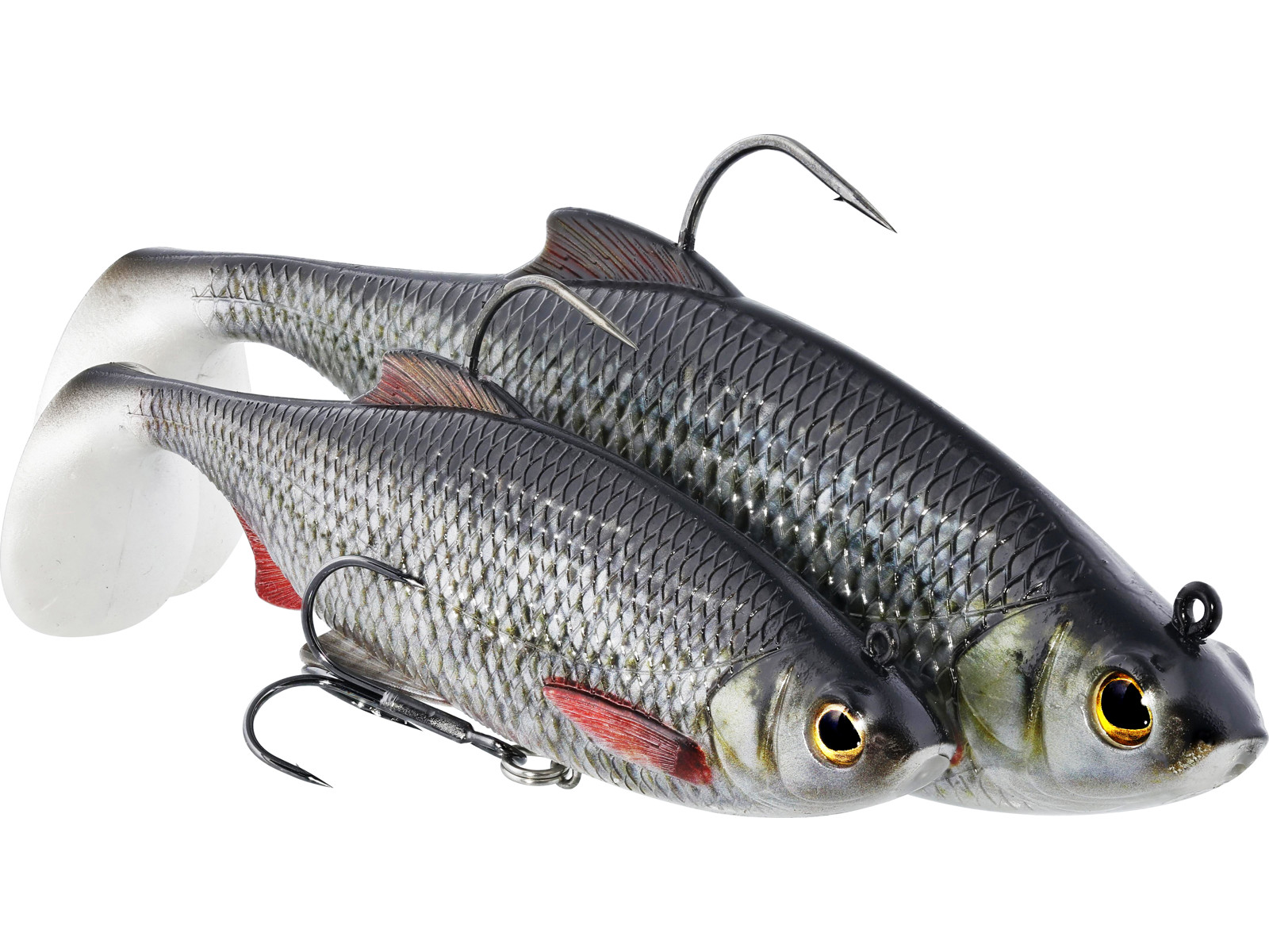 Westin Gumová Nástraha Ricky The Roach Shadtail R2F Firetiger Délka: 18cm, Hmotnost: 113g, Počet kusů: 1ks (obrázek 4)