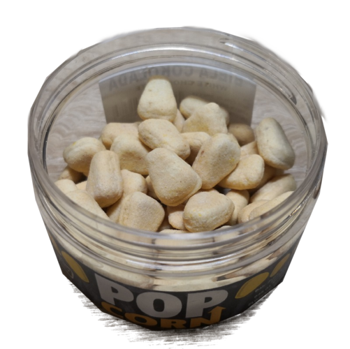 Poseidon Baits Pop-Corn Fluo Pop-Up Kukuřice 12mm 35g Hmotnost: 35g, Průměr: 12mm, Příchuť: Bílá Čokoláda
