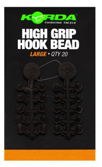 Korda Zarážky High Grip Hook Bead 20ks Velikost: Large