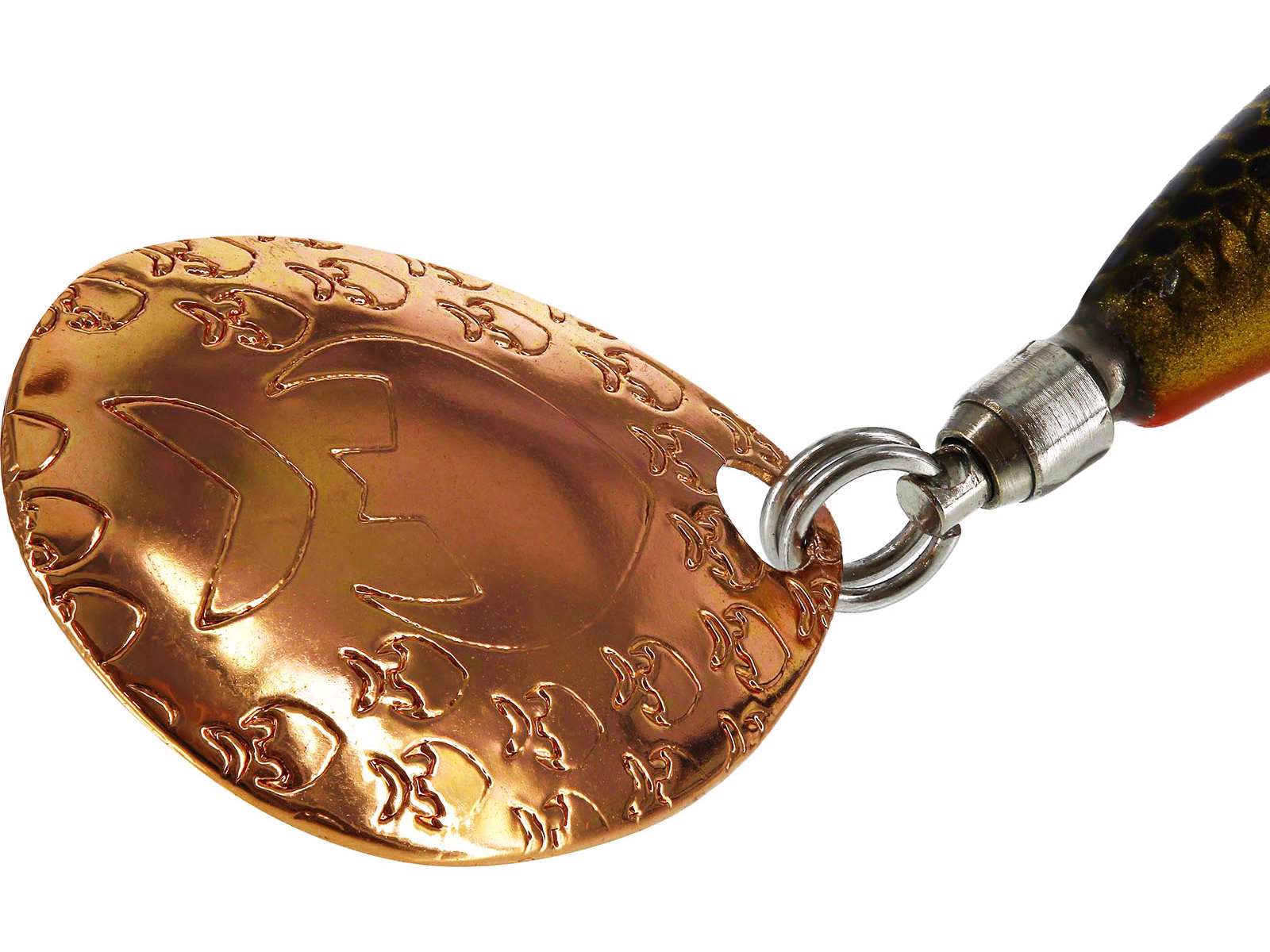 Westin Třpytka DropBite Tungsten Spin Tail Jig Firetiger Délka: 1,8cm, Hmotnost: 9g - Obrázek 3