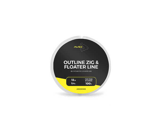 Avid Carp Vlasec Outline Zig & Floater Line 100m Varianta: 10lb, Nosnost: 4,5kg, Průměr: 0,26mm