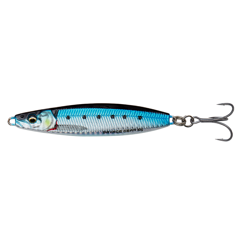 Savage Gear Pilker Psycho Sprat Blue Silver Hmotnost Pilkeru: 80g