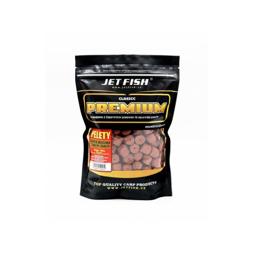 Jet Fish Pelety Premium Classic Jahoda Brusinka 700g Hmotnost: 700g, Průměr: 18mm