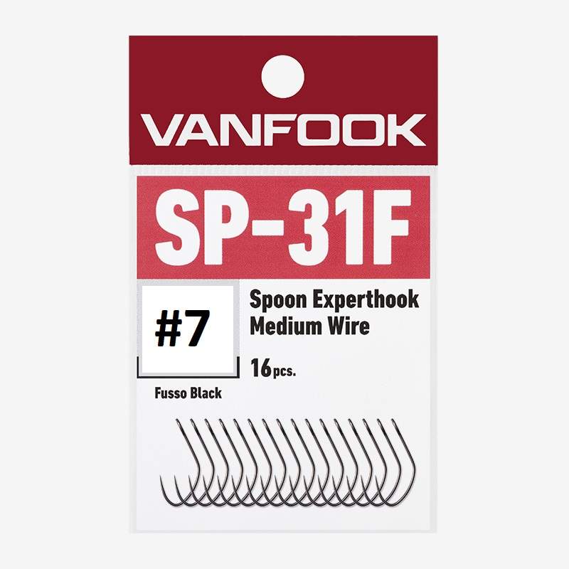Vanfook Háčky SP-31F Spoon Experthook 16ks Počet kusů: 16ks, Velikost háčku: #8 (obrázek 5)