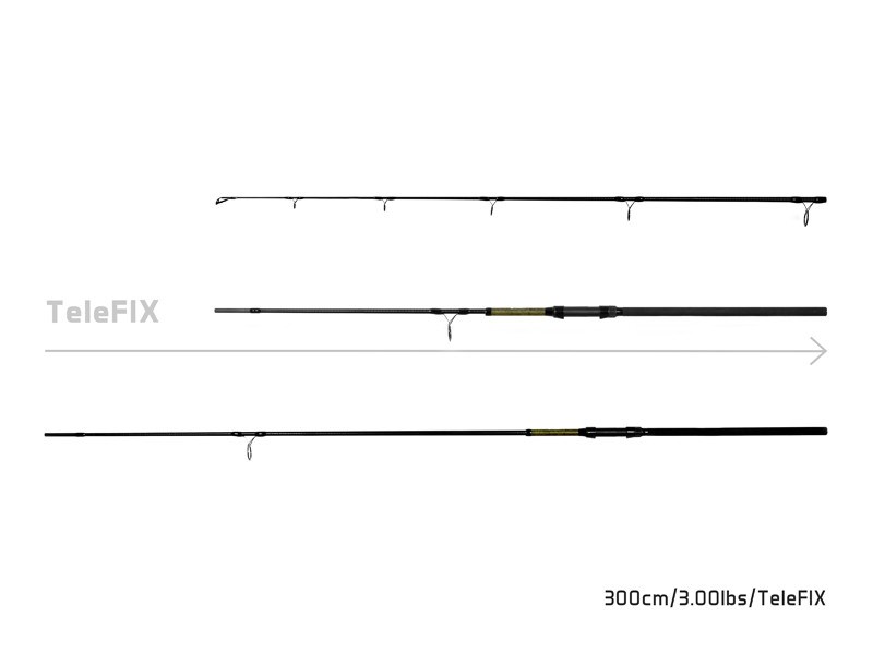 Delphin Prut Stalx TeleFIX 3m 3lb 2-díl (obrázek 6)