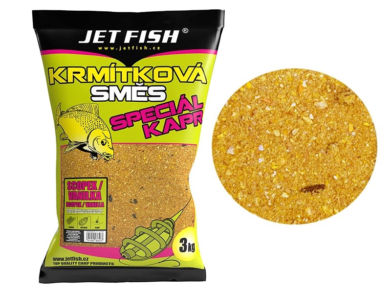 Jet Fish Krmítková Směs Speciál Kapr 3kg Varianta: Scopex Vanilka