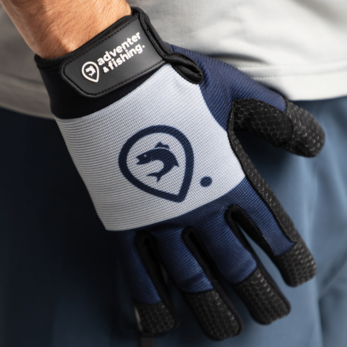 Adventer Fishing Rukavice Pro Chytání Na Moři Original Adventer Velikost: L-XL - Obrázek 2