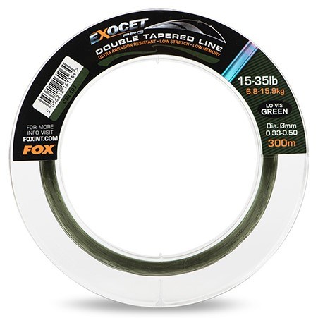 Fox Ujímaný Vlasec Exocet Pro Double Tapered Mainline 300 m Nosnost: 15,9kg, Průměr: 0,30-0,50mm