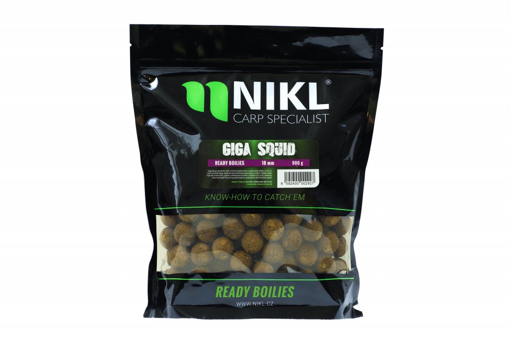 Nikl Ready Boilies Giga Squid Hmotnost: 250g, Průměr: 20mm