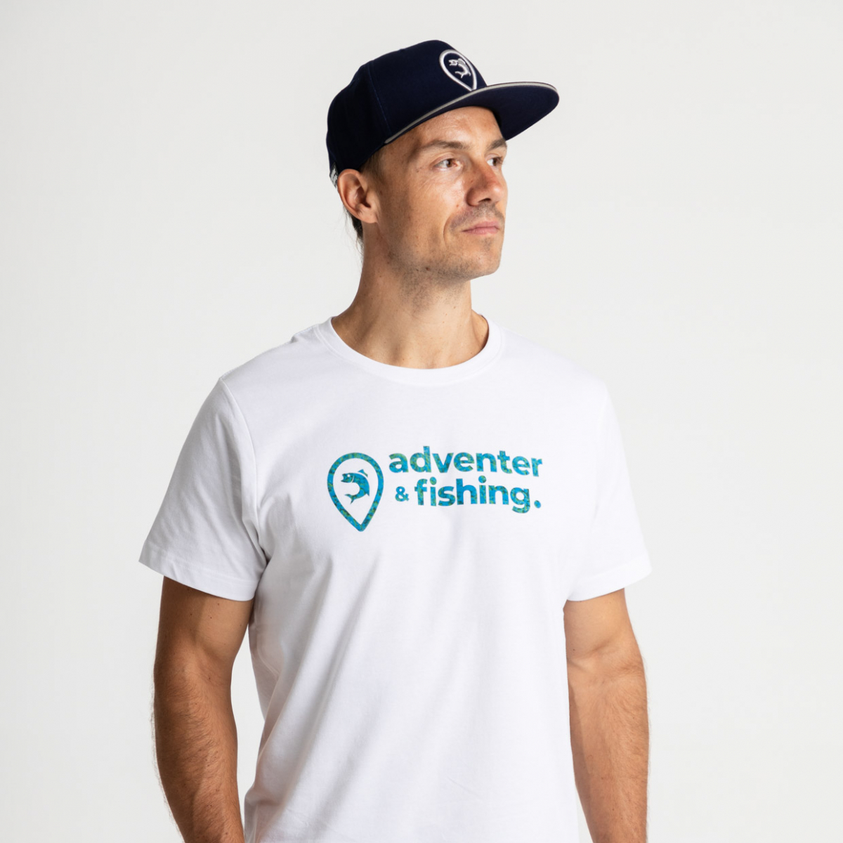 Adventer Fishing Tričko White & Bluefin Velikost: M - Obrázek 5