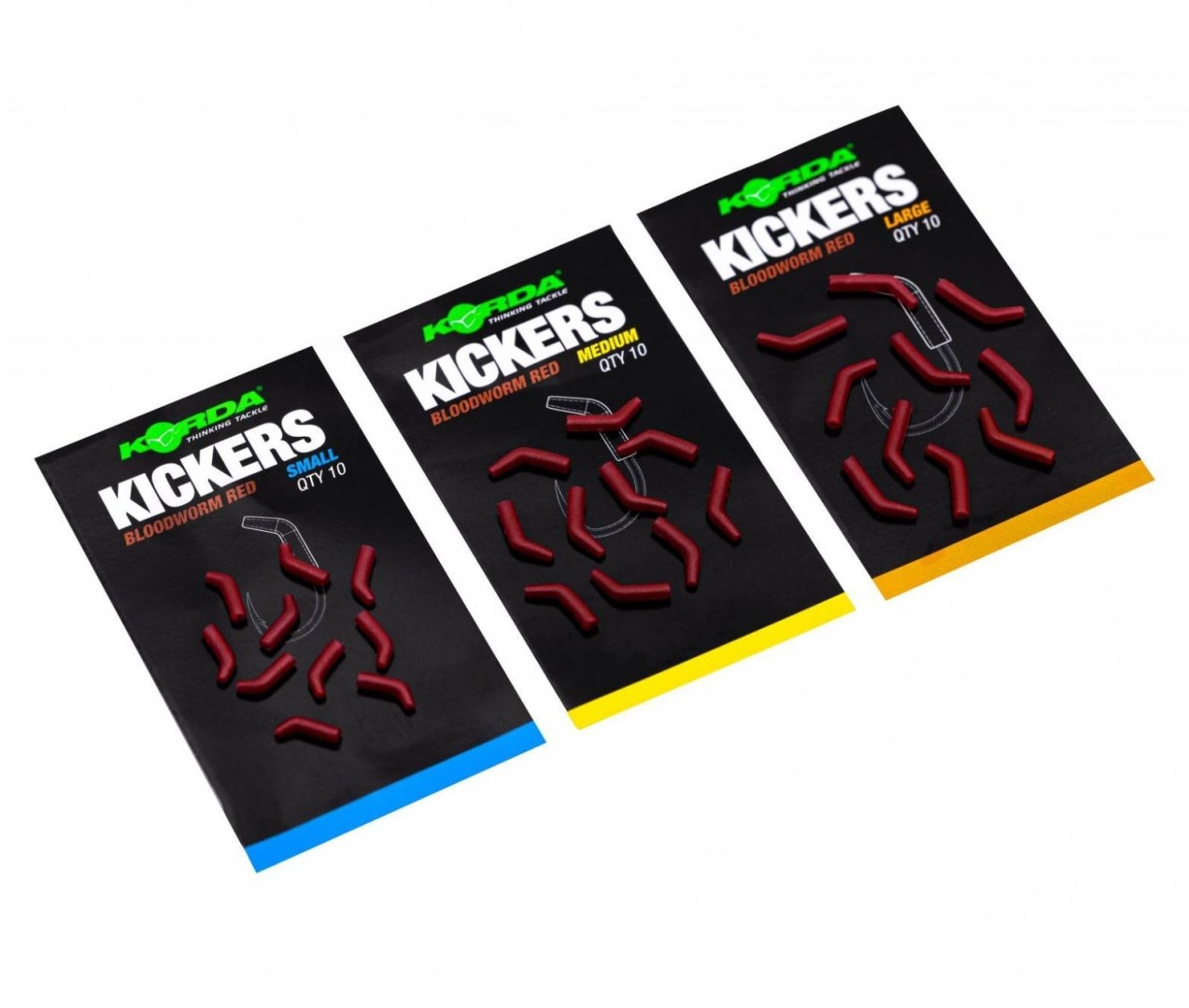 Korda Rovnátka Kickers Bloodworm Red Velikost: Small - Obrázek 2