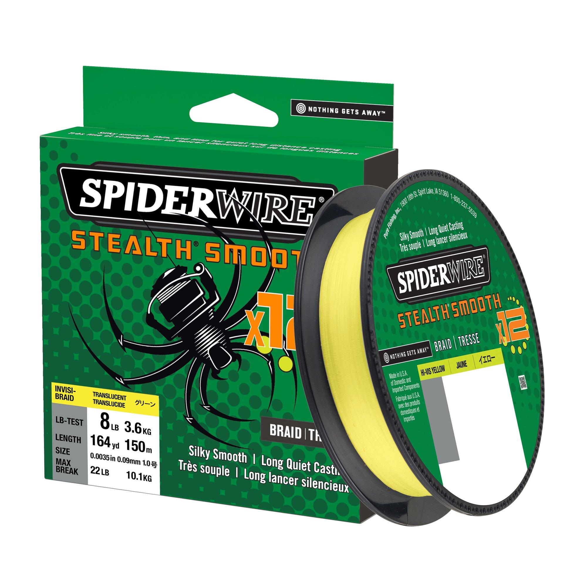 SpiderWire Pletená Šňůra Stealth® Smooth 12 Braid 1m Nosnost: 7,5kg, Průměr: 0,11mm