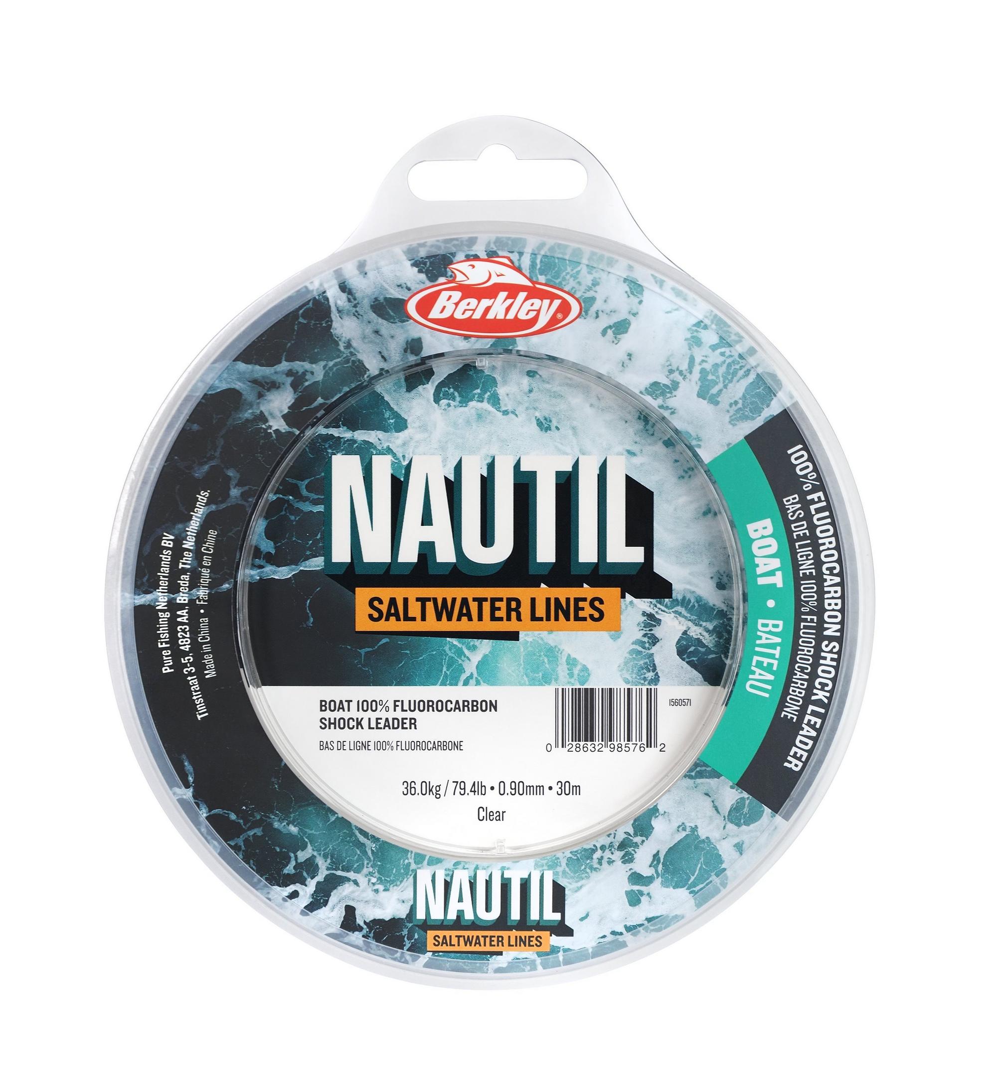Berkley Fluorocarbon Nautil Boat Shockleaderk Clear 30m Nosnost: 25kg, Průměr: 0,70mm